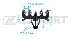 Клипса крепёжная Toyota (миним. кол-во заказа 10 шт) be-3103