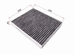 Фильтр салона BMW 5-SERIES F10/F11 10-/6-SERIES F06/F12/F13 12-/7-SERIES F01/F02 08- угольный компле