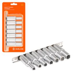 Набор головок 1/2" шестигранных глубоких 7пр. (8-14мм) (AT-7-33)