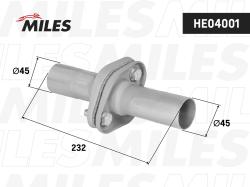 HE04001 Рем. соед. глушителя алюм. FL-45
