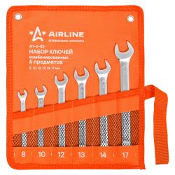 Набор ключей комбинированных PRO 6пр. (8-17мм) сумка (AT-6-45)