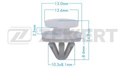 Клипса крепёжная General Motors Nissan Opel Renault (миним. кол-во заказа 10 шт) be-3812