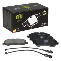 TRIALLI PF 1045 Колодки тормозные дисковые для автомобилей Ford Transit (13-) передние в комплекте с 2-мя датчиками