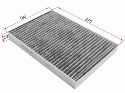 Фильтр салона LAND ROVER FREELANDER 06-/RANGE ROVER EVOQUE 10-/VOLVO S60/S80/V70/XC60/XC70 угольный