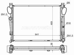 Радиатор Mercedes-Benz S-Class 98-05 / CL-Class 99-06