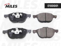 Колодки тормозные FORD FOCUS II/III/MAZDA 3 03-/VOLVO S40 04- перед.SemiMetallic E100001