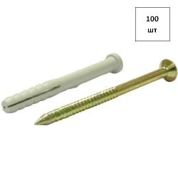 Дюбель-гвоздь UCX 5х25 V (цилиндр) нейл. 100шт FORTLUFT sts019280