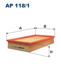 Фильтр воздушный MB W210 2.0-5.0 AP 118/1