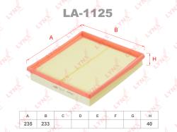 Фильтр воздушный BMW E36 9/95- LA-1125