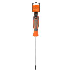 Отвертка крестовая PH0x125мм, магнитный наконечник, пласт.подвес (ATAV015)