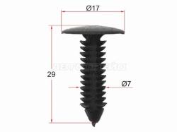 Клипса крепежная GM (1 шт.)