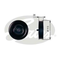 Ролик ремня приводного HYUNDAI MATRIX/TUCSON 1.5D/2.0D T36411