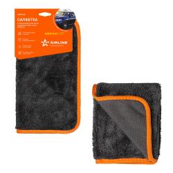 Салфетка из микрофибры для мытья и удаления влаги серая (30*30 см) (ABDN008)
