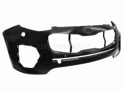 Бампер передний Kia Sportage 15-19 (Под омыватели фар/ Под сонары(парктроники))