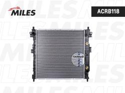 Радиатор SSANGYONG ACTYON 06- 2.0-2.3 паяный acrb118