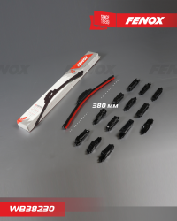 WB38230 Щётка с/о 380мм 15"" Бескаркасная. Крепление: 14 в 1