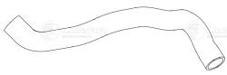 LUZAR LPK 2103 Патрубок охл. для а/м Opel Astra J (09-) 1.6i AT верх. (EPDM, 1 шт.)