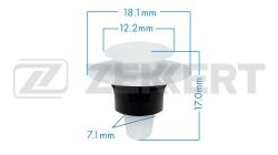 Клипса крепёжная VAG (миним. кол-во заказа 10 шт) be-1692