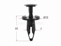 Клипса молдинга GM (1 шт.)