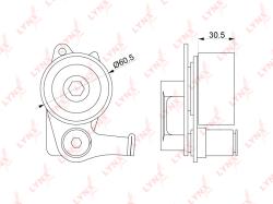 Ролик натяжной / грм TOYOTA LAND CRUISER(70/80) 4.2D >97 pb-1149