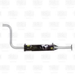 Глушитель для а/м Лада 21102 доп. (резонатор) под кат. (алюм. сталь) (EAM 0113)