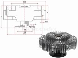 Вискомуфта TOYOTA LAND CRUISER 100 1H# 98-