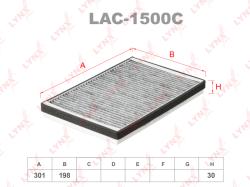 Фильтр салона OPEL ASTRA G (DELPHI) угольный LAC-1500C