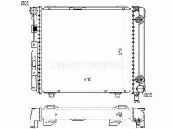 Радиатор Mercedes-Benz E-Class 84-95 / 190 82-94