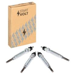 STARTVOLT GLSP 515 Комплект свечей накаливания (4шт) для автомобилей Hyundai Porter H-1 (96-)/H-100 (93-) 4D56 2.5D (97мм)