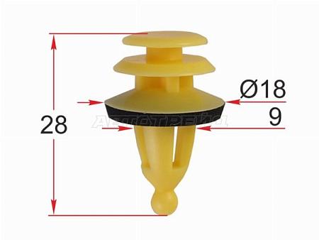 Клипса обшивки двери GM (1 шт.)