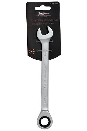 AIRLINE AT-RCS-07 Ключ комбинированный трещоточный 14мм пласт. подвес PRO