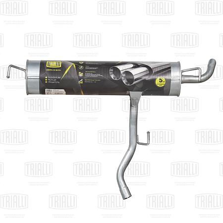 Глушитель для а/м Nissan Qashqai (06-) 1.6i осн. (алюм. сталь) (EMM 1407)