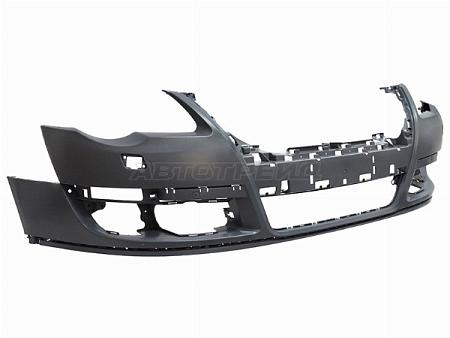Бампер передний Volkswagen Passat 05-11 (Под омыватели фар)