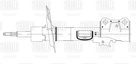 Амортизатор для а/м Geely Emgrand X7 (16-) (стойка) перед. прав. (AG 30358)