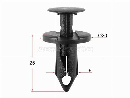 Клипса защиты бампера GM/DAEWOO (1 шт.)