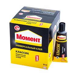 Клей "Момент-1" в шоу-боксе 50 мл 13157