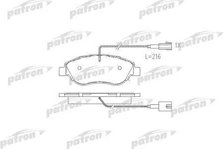 PBP1468 Колодки тормозные дисковые