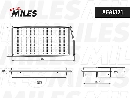 AFAI371 Фильтр воздушный ACURA RDX 07-12