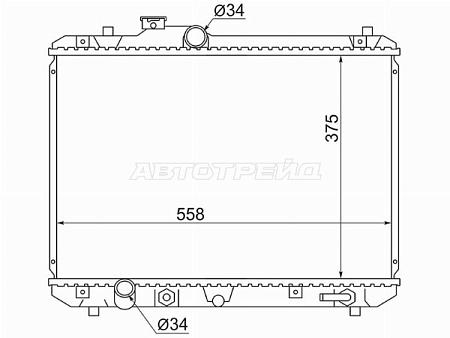 Радиатор Suzuki Swift 03-10