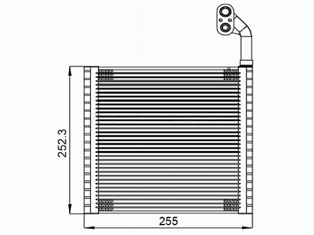 Испаритель кондиционера HONDA CIVIC 05-12