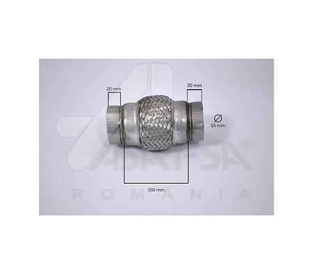 ГИБКИЙ ШЛАНГ ВЫТЯЖНОЙ 55* 100 MM 62066