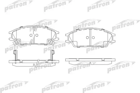 PBP4076 Колодки тормозные дисковые