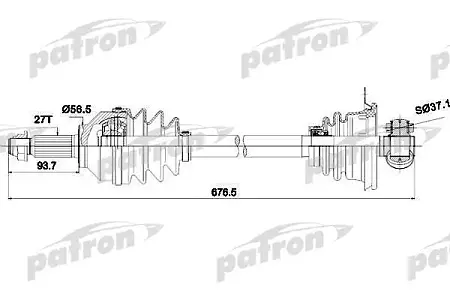 PDS0196 Полуось