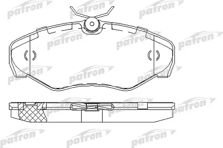 PBP1515 Колодки тормозные дисковые