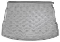 Коврик в багажник NISSAN Qashqai 2007-2014, кросс. (полиуретан, серый) CARNIS00016G