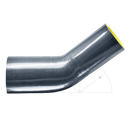 Силиконовый изгиб-переходник 57-70мм 45 градусов shb577045