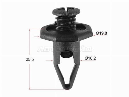 Клипса защиты бампера HONDA (1 шт.)