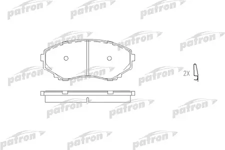 PBP1445 Колодки тормозные дисковые