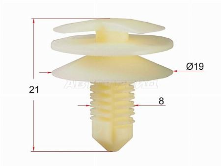 Клипса обшивки двери GM (1 шт.)