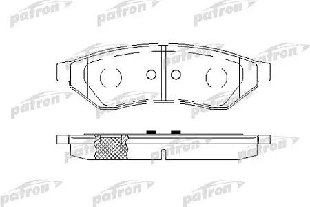 PBP1986 Колодки тормозные дисковые